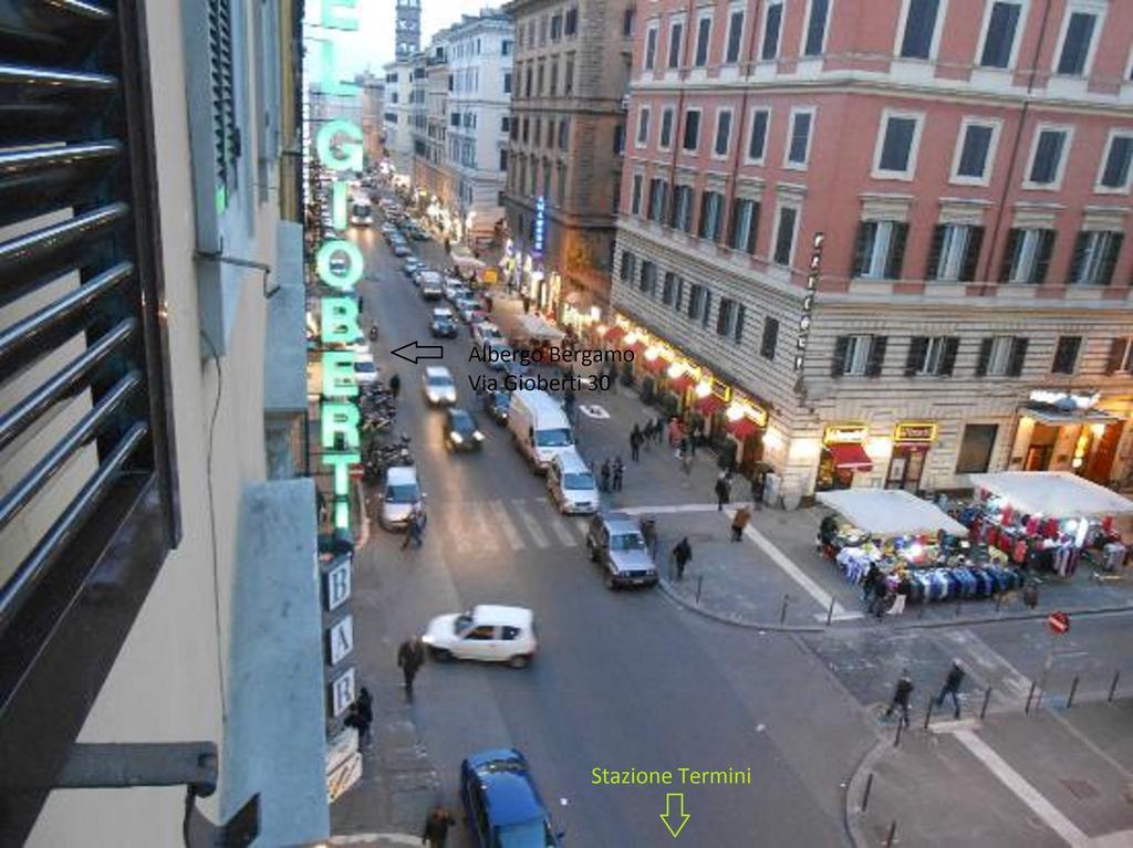 Hotel Bergamo Rome Bagian luar foto
